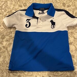 Polo by Ralph Lauren Kids Blue and White Polo Shirt